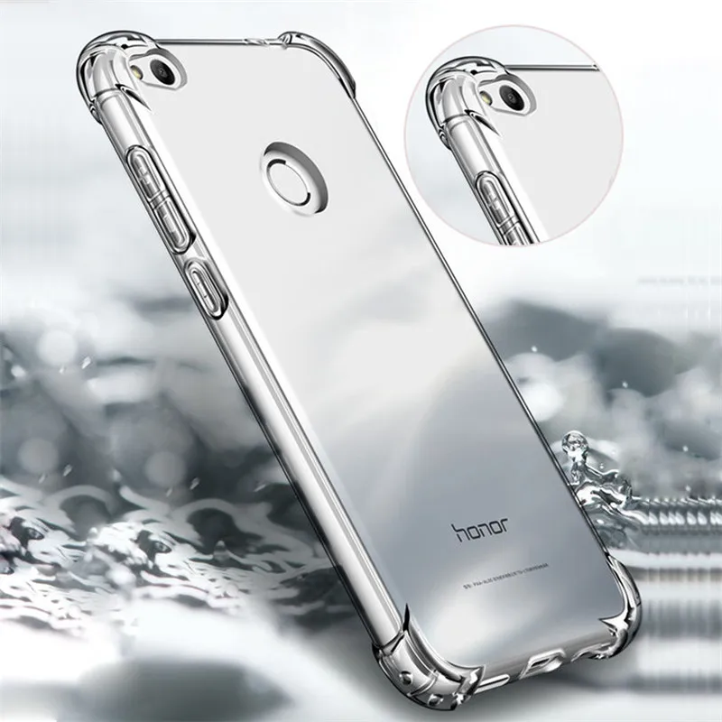 Противоударный прозрачный защитный чехол для телефона Huawei Y5 Y6 Y9 2018 2019 Honor 8 9 10 20 30 X