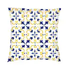 Мексиканская маголика Талавера, акварельная декоративная наволочка для дивана, наволочка Azulejo с португальской плитой, бархатный чехол для украшения дома