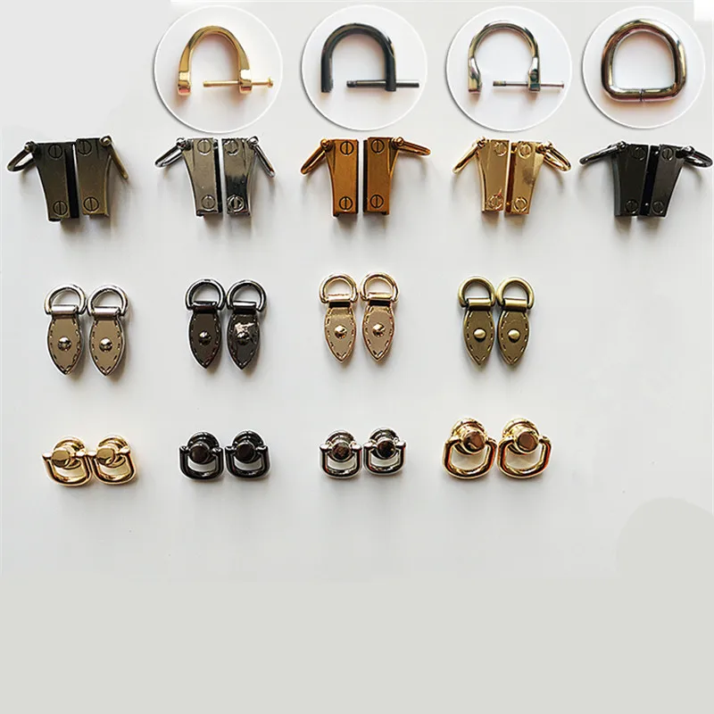 Металлическая пряжка D образного кольца для сумок металлические аксессуары винт