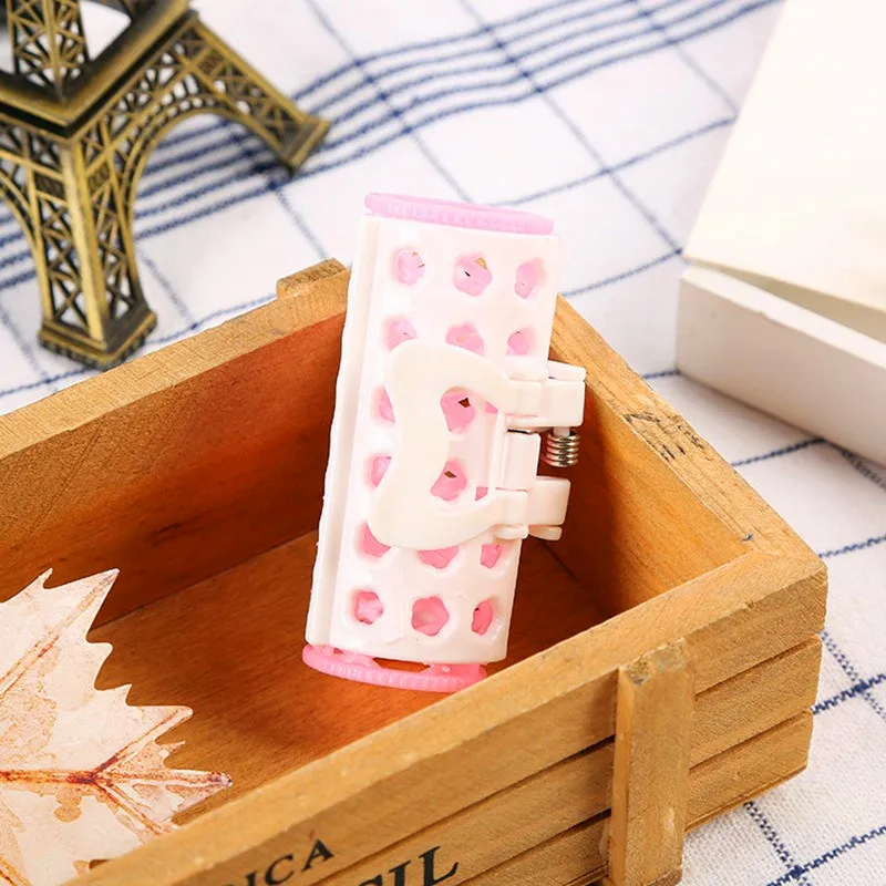 Многофункциональный пластиковый зажим для волос волнистые полоски завивки