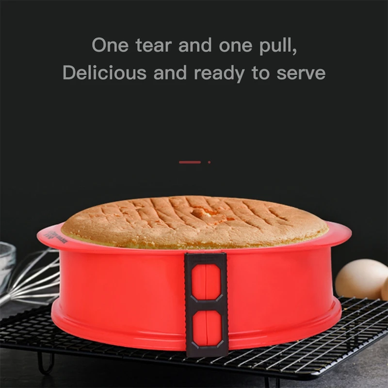 2 PCS Silicone Spring Form Pan Cake Mould Fondant Chocolate Muffin Mold DIY Baking Pastry Tool | Дом и сад