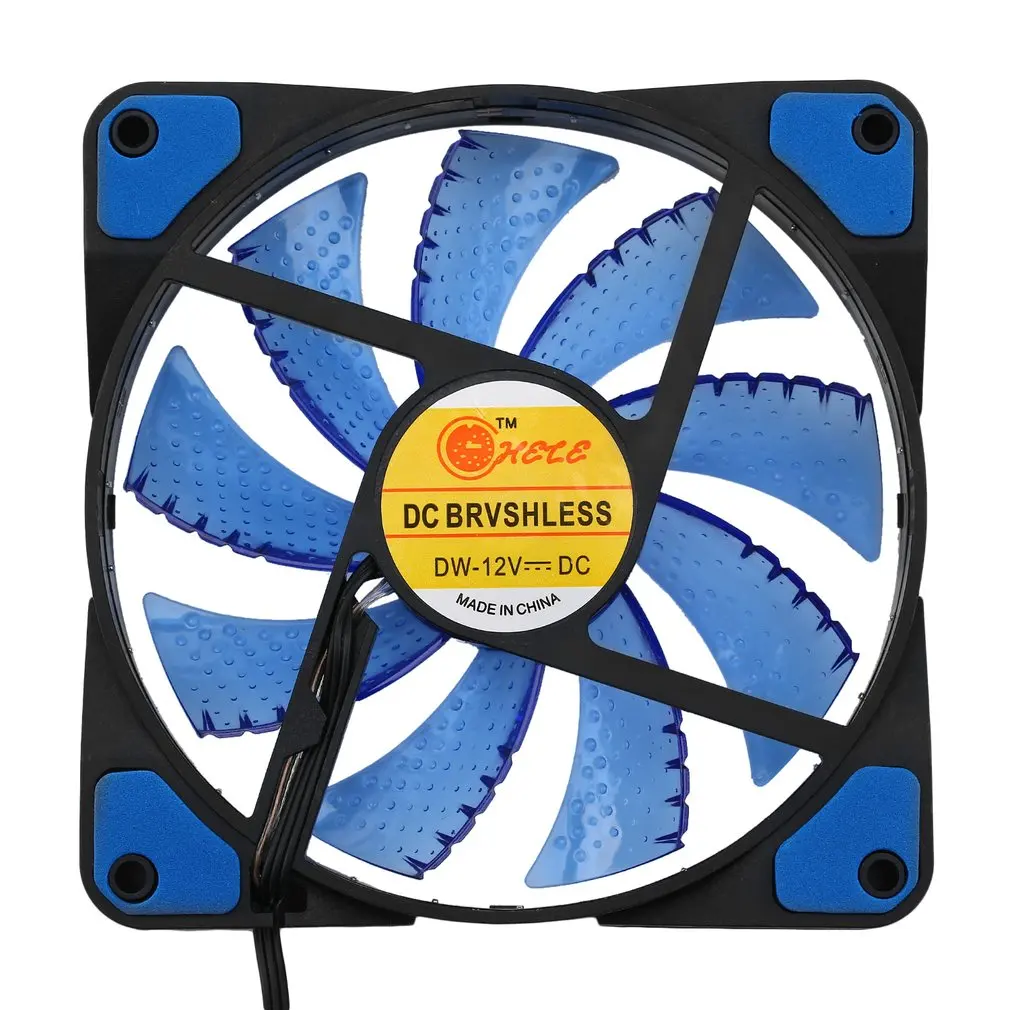 Ультратихий кулер для процессора 120 мм 15 светодиодов 12 В | Компьютеры и офис