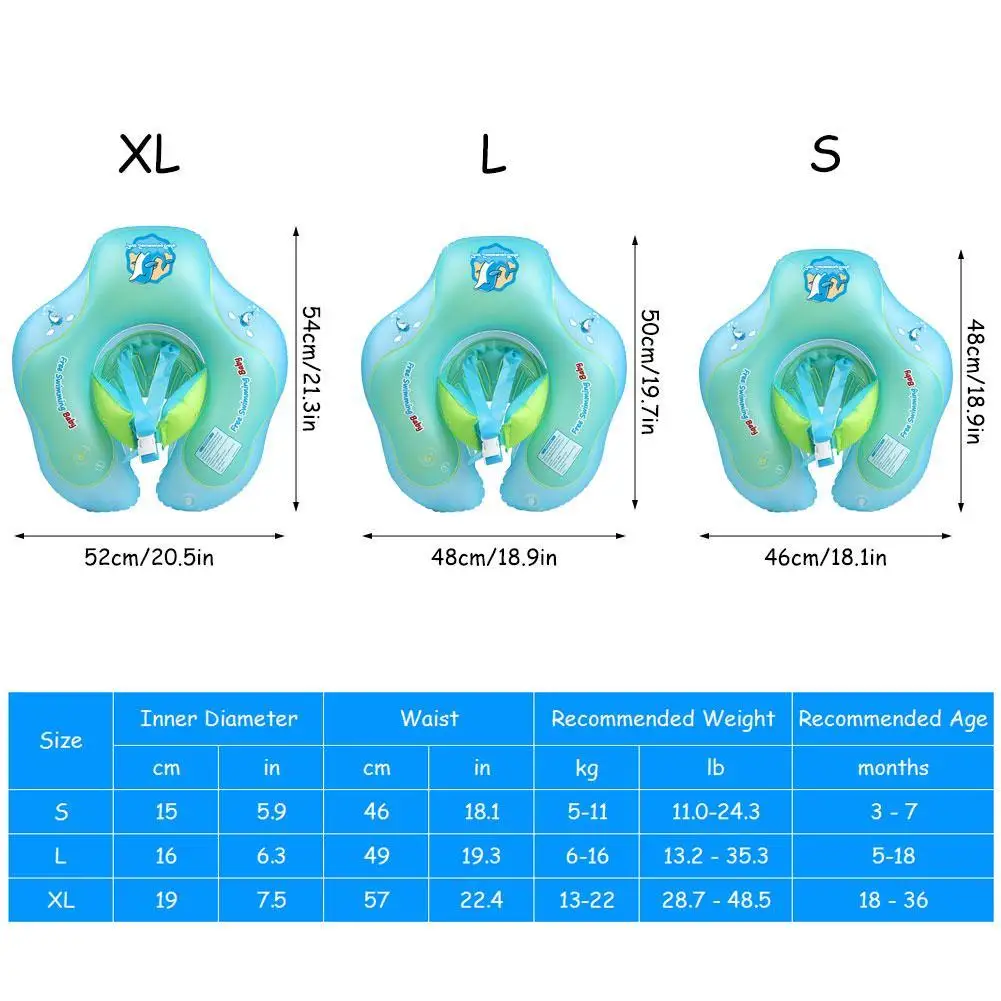 

New Baby Swimming Float Inflatable Swimming Ring Summer Children's Swimming Circle Inflatable Bathing Ring Swim Pool Accessories