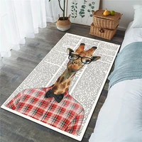 poster giraffe area rug 3d all over printed non slip mat dining room living room soft bedroom carpet 06