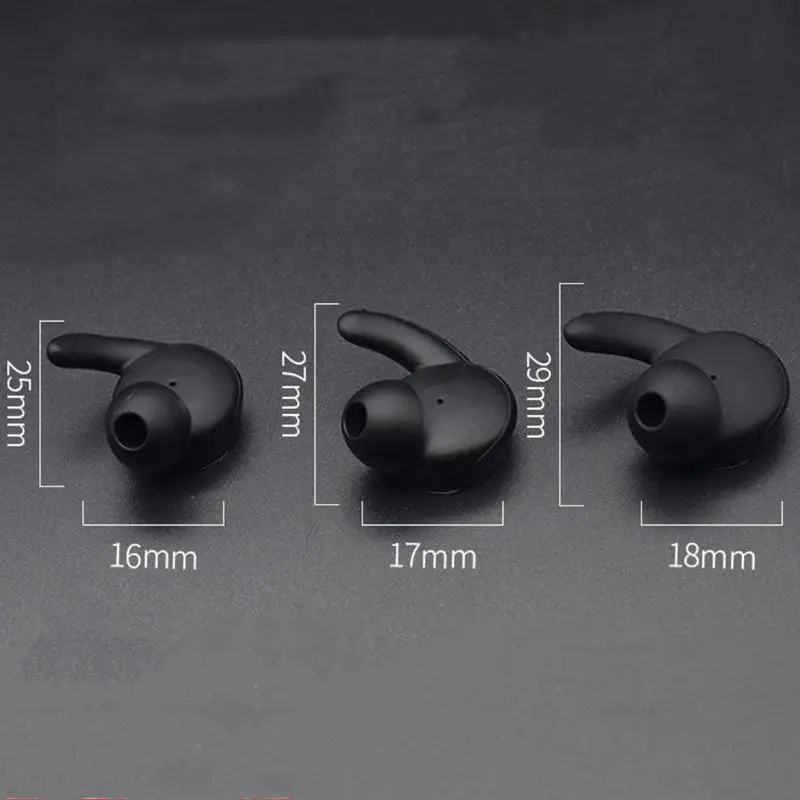 

3 Pairs Soft Silicone Earphones Earbuds Tips Ear Pads Shockproof Earpods S/M/L for Huawei Honor xSport AM61 Bluetooth Headset