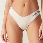 Трусики женские, шелковые, бесшовные, однотонные, 3 шт.компл., трусы-невидимки