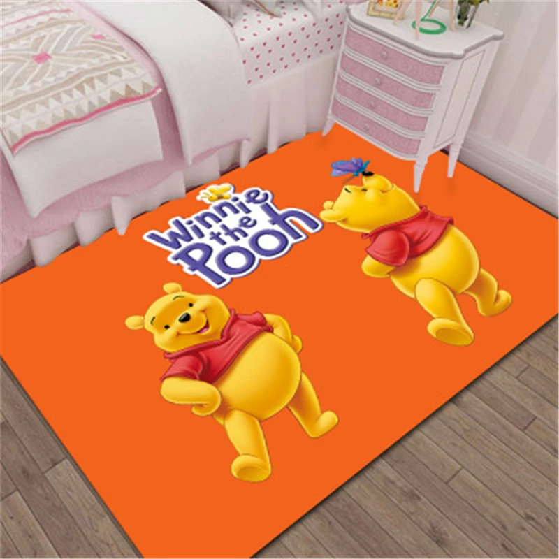 

Disney Winnie the Pooh Mats Door Mat Bathroom Mat Kitchen Kids Boys Girls Crawling Game Mat Bedroom Carpet Home Decor