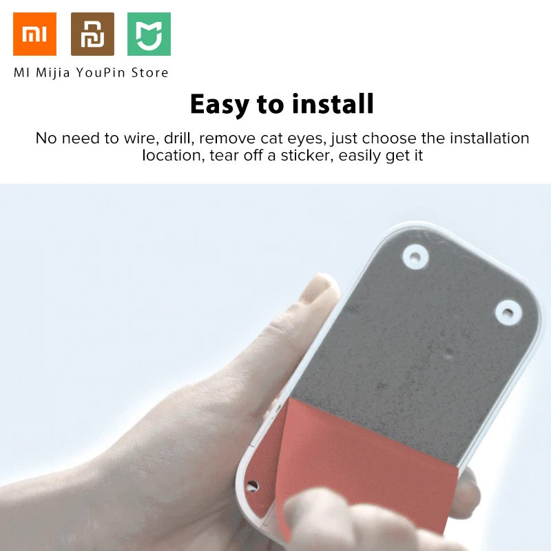 Xiaomi Mijia дверной звонок AI распознавание лица движение 720P ИК двухстороннее аудио