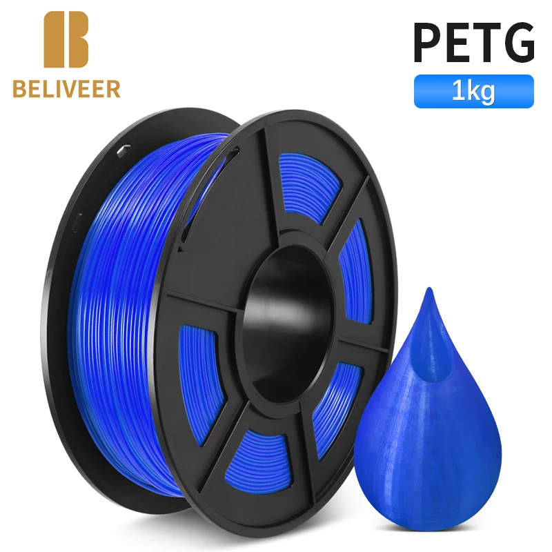 

7 Color Hot Sale PETG 1KG 3D Printer Filament 1.75mm For All FDM 3D Printer&3D Pen Children Creative Model Material BELIVEER 3D