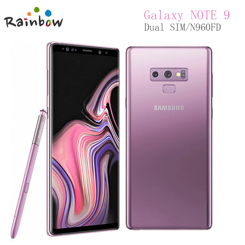 Мобильный телефон Samsung Galaxy Note 9 N960FD разблокированный LTE Exynos 9810 восемь ядер две SIM