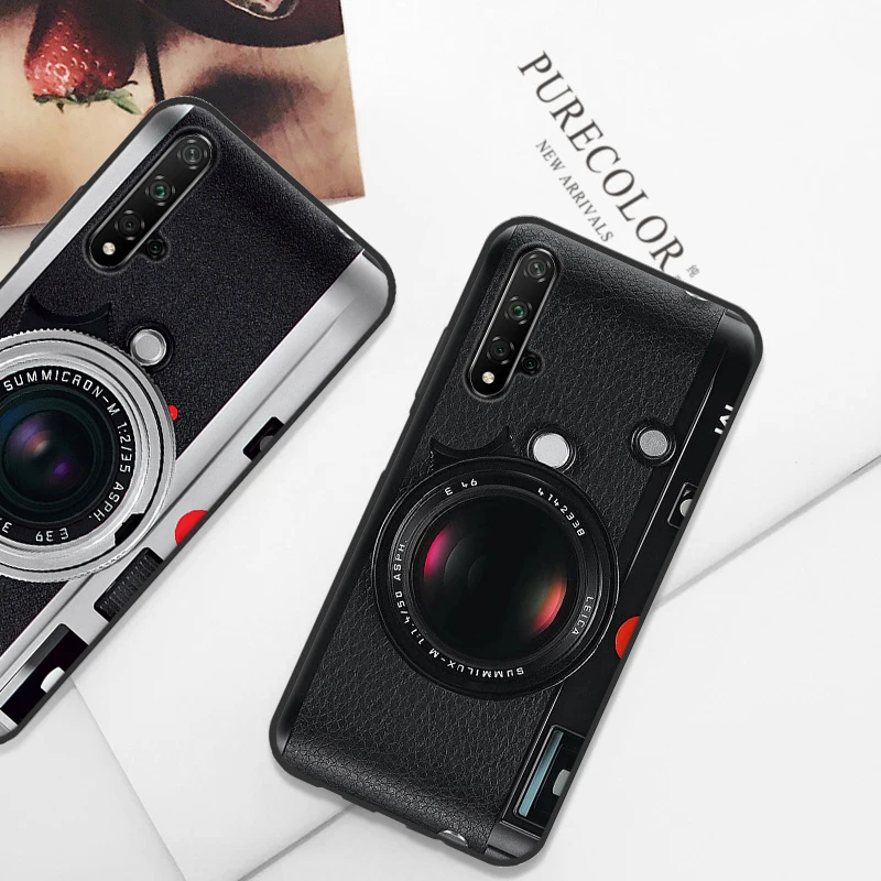 Чехол Auroras для Huawei Nova 5T полноразмерный защитный геймпад мягкий чехол ретро камера
