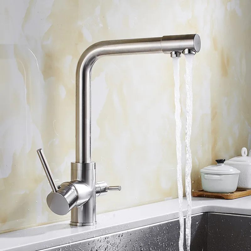 

High Quality Brass Kitchen Faucet Bathroom Sink Faucet 360 Rotation Taps Deck Mounted Water tap Black Antique Chrome Nickel Gold