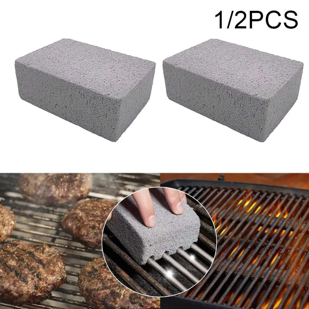 

1Pc BBQ Grill Cleaning Brick Block Barbecue Cleaning Stone BBQ Racks Stains Grease Cleaner Tools For Outdoor Camping Picnic
