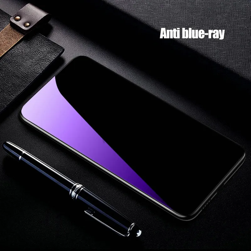 Полностью закаленное стекло для Huawei P Smart PSmart Plus 2019 Z защита экрана 9H анти Blu Ray