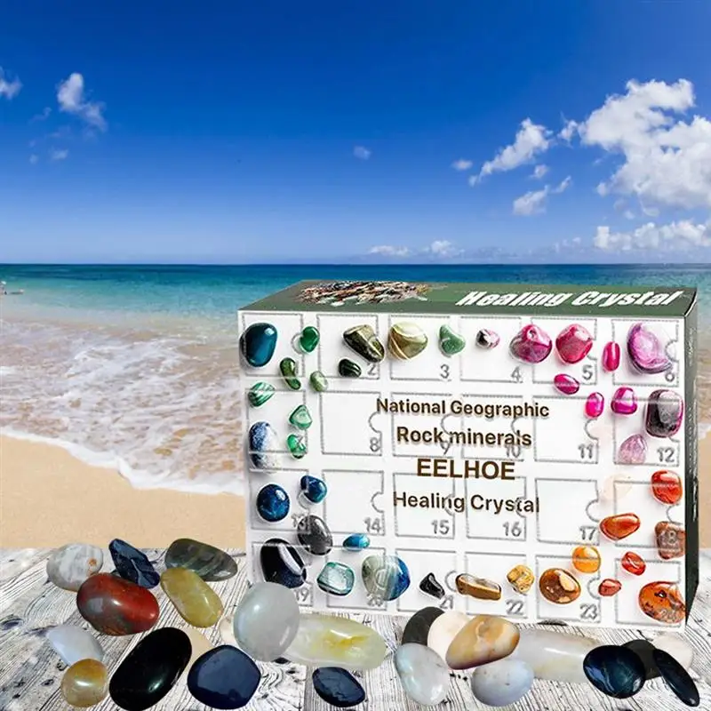 

Детский календарь с календарём и драгоценными камнями, 24 дня