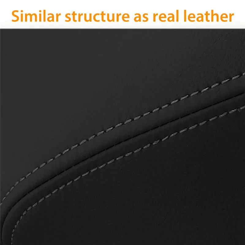 

2Pcs/Set Door Armrest Replacement Cover Leather Door Panel Armrest Cover Skin for Honda Odyssey 2011-2017 Black