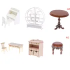 1:12 Миниатюрный Кукольный домик, мебель, стол, стул, миниатюрная мебель, миниатюрная гостиная, детская игра, игрушка