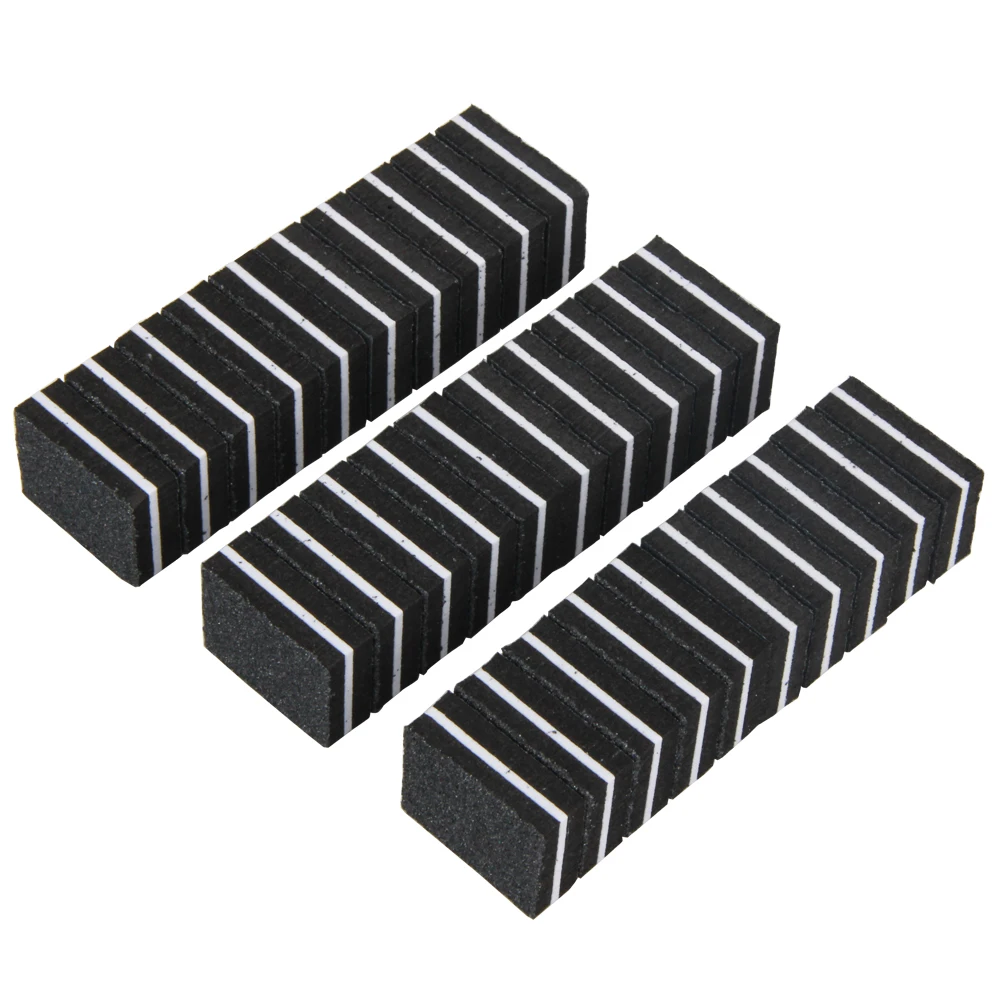 Полировальный блок 50 шт./лот для ногтевого дизайна губка наждачная бумага пилка
