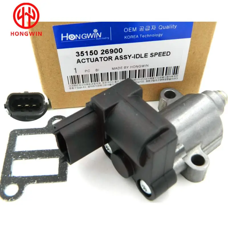 

Genuine No.35150 26900 Idle Air Control Valve Fits HHyundai Getz Click 1.3L 1.4L 1.6LGas Rio Accent 05-11 3515026900