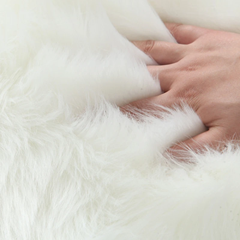 Лохматый мягкий ковер коврики с сердечками сплошной цвет искусственная овчина