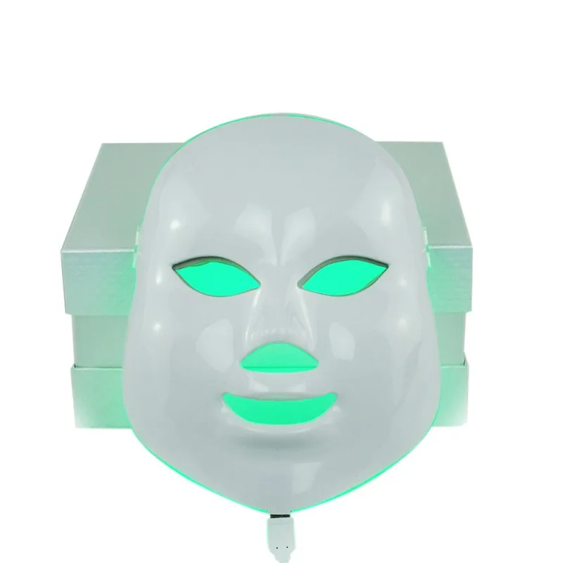 

New LED Facial Mask Wrinkle Acne Removal Face Beauty Spa Therapy Photon Light Skin Care Rejuvenation Instrument 7 Colors S1