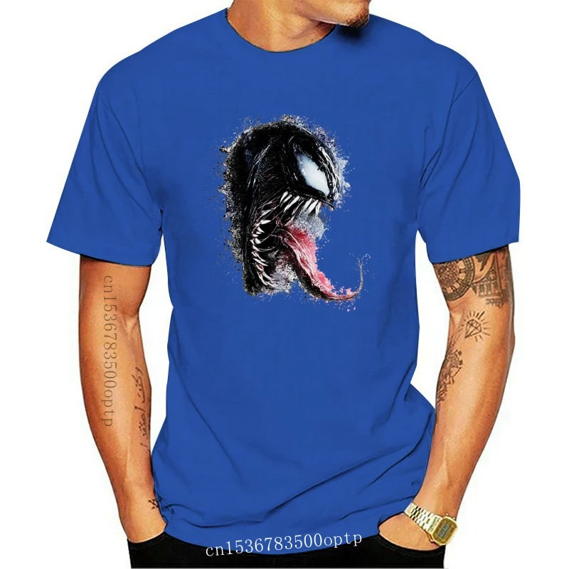 

Футболка мужская с принтом Веном, Повседневная модная рубашка, белая Удобная футболка для мальчиков, лето 2018