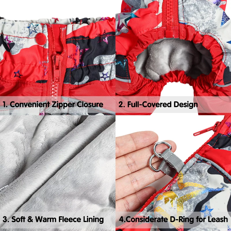 Одежда для собак зимняя мягкая теплая одежда маленьких комбинезон мальчиков и