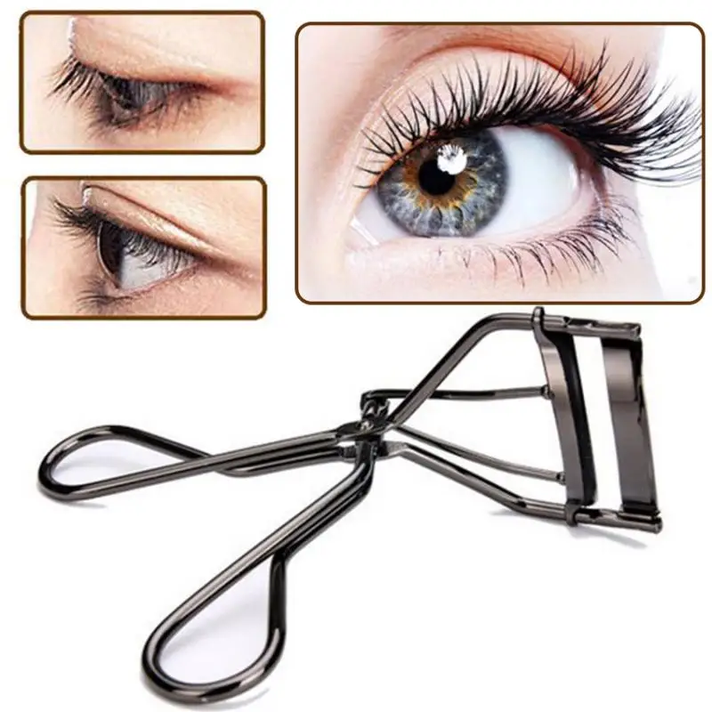 

1PC Fashion Metal Eyelash Curlers Silicone Strip Eyelash Clip Natural Lasting Curling Eyelash Curler Eyelash Tweezers Accessorie