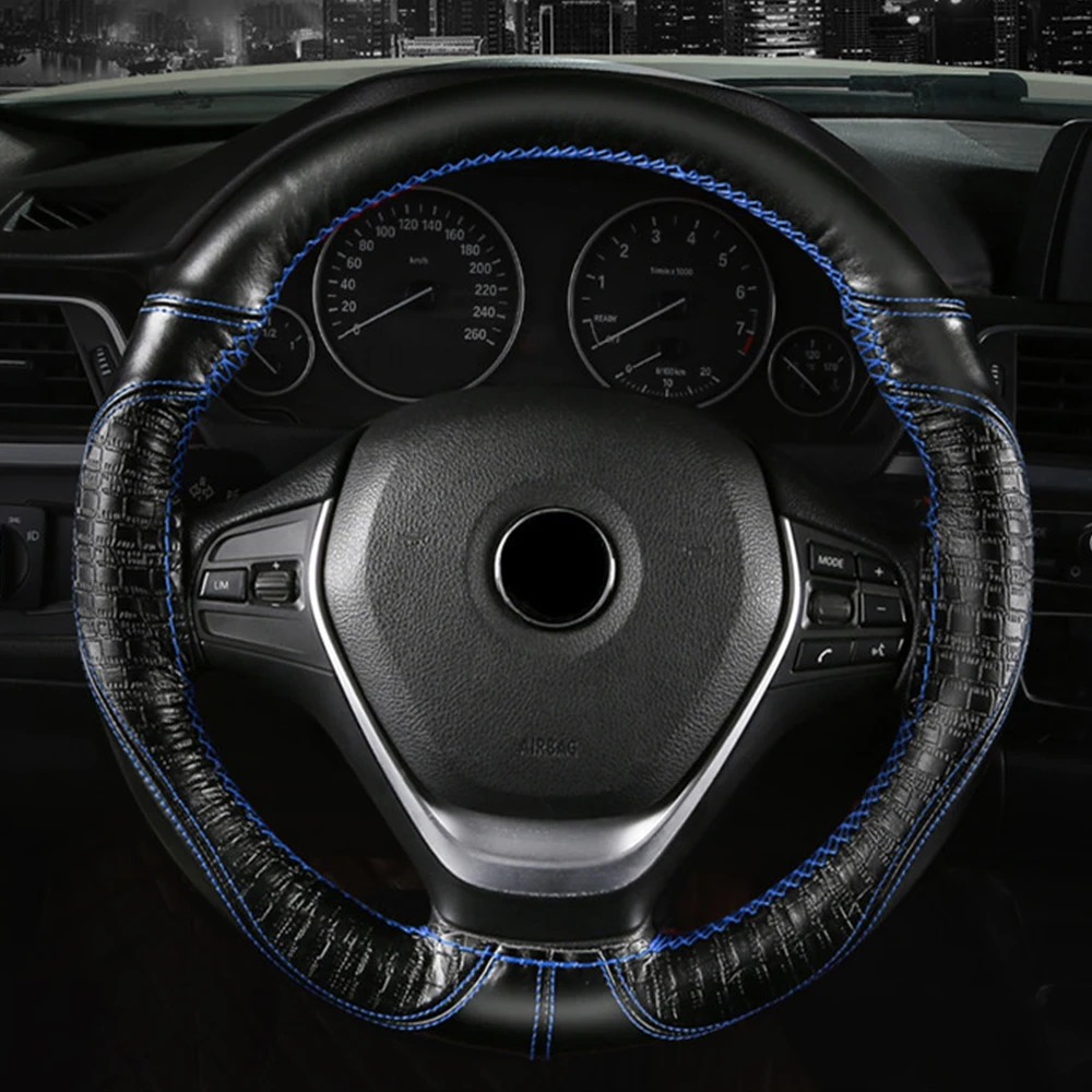 Натуральная кожа рулевое колесо крышка подходит для peugeot 108 208 308 508 2008 3008 т 5008 Citroen C1