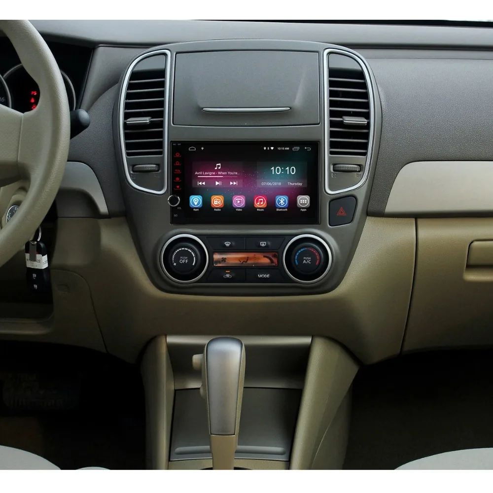 2 Din 7 "ультра тонкий Android 8 1 Автомобильный DVD радио плеер авторадио GPS стерео для