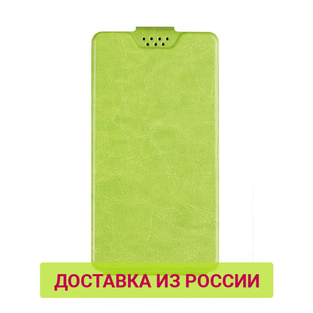 Универсальный чехол-флип Smarterra STICKER S 3.5&quot- 4.3&quot (Зеленый) | Мобильные телефоны и