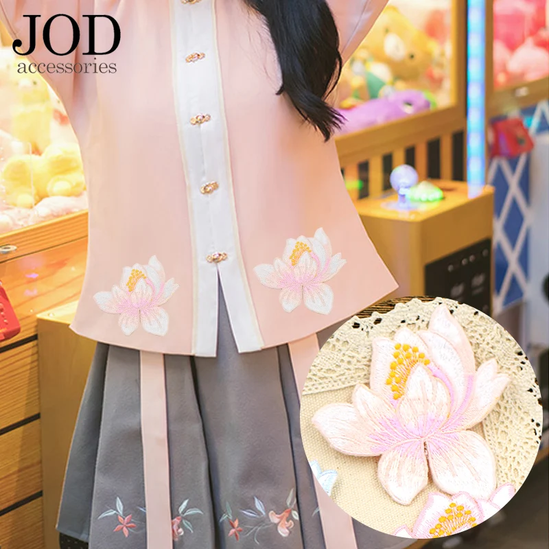 Цветы аппликация Железо На Одежде Патч вышитый шитье для одежды нашивки DIY стикер