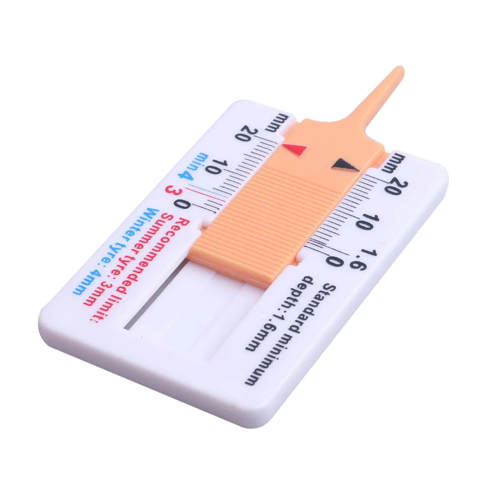 Newest Car Tyre Tread Depthometer Depth Indicator Gauge Motorcycle Trailer Van Wheel Measure Tool |