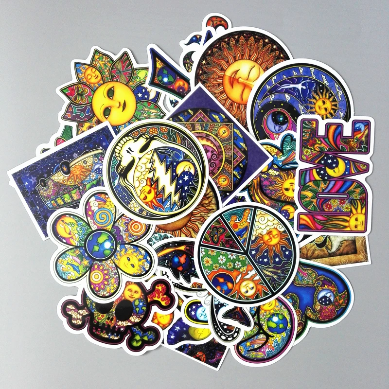 TD ZW 25 шт./лот цветные наклейки для ноутбука багажа скейтборда мотоцикла