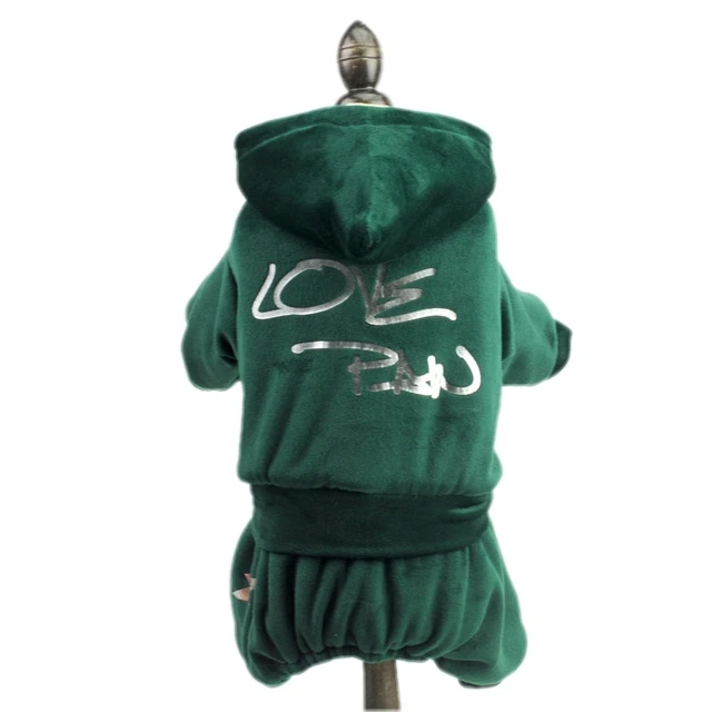 Winter Warm Pet Dog Clothes Overalls Soft Velure Dogs Jumpsuit Small Coats Outfit For Pets Fleece Inside XS-XL | Дом и сад