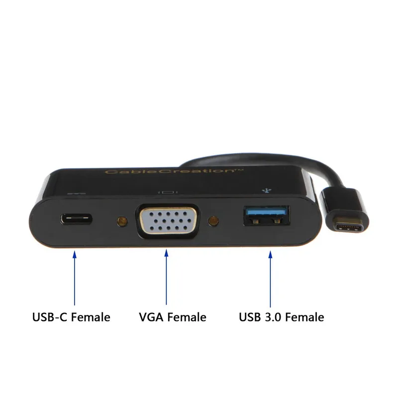 Type C USB 3 1 концентратор к 0/VGA/ Женский адаптер зарядного устройства для нового Macbook