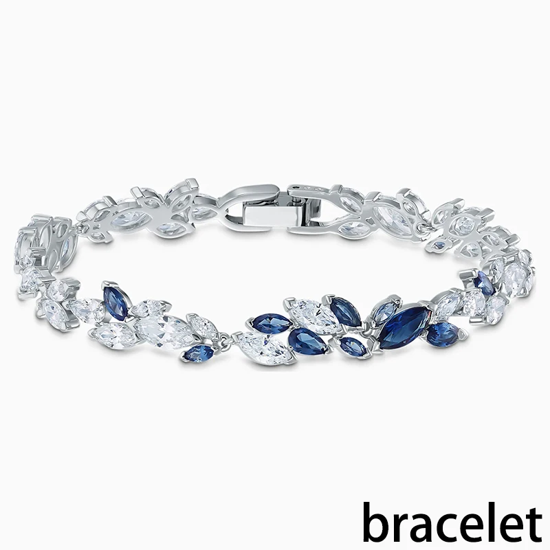 

Original SWA Belt Box Fashion Jewelry LOUISON BRACELET Gold Exquisite Leaf Decoration Women All-match Luxury Romantic Jewelry