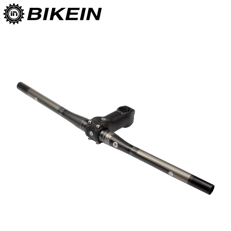 BIKEIN-сверхлегкий полностью углеродное волокно MTB однообразный руль 135 г + 6