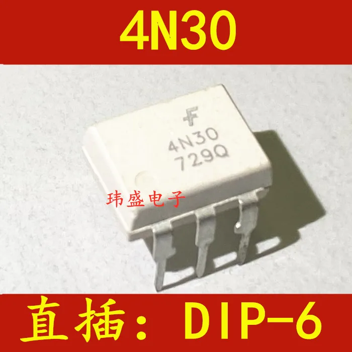 

Freeshipping 10PCS/LOT 4N30 /4N30M DIP-6 IC