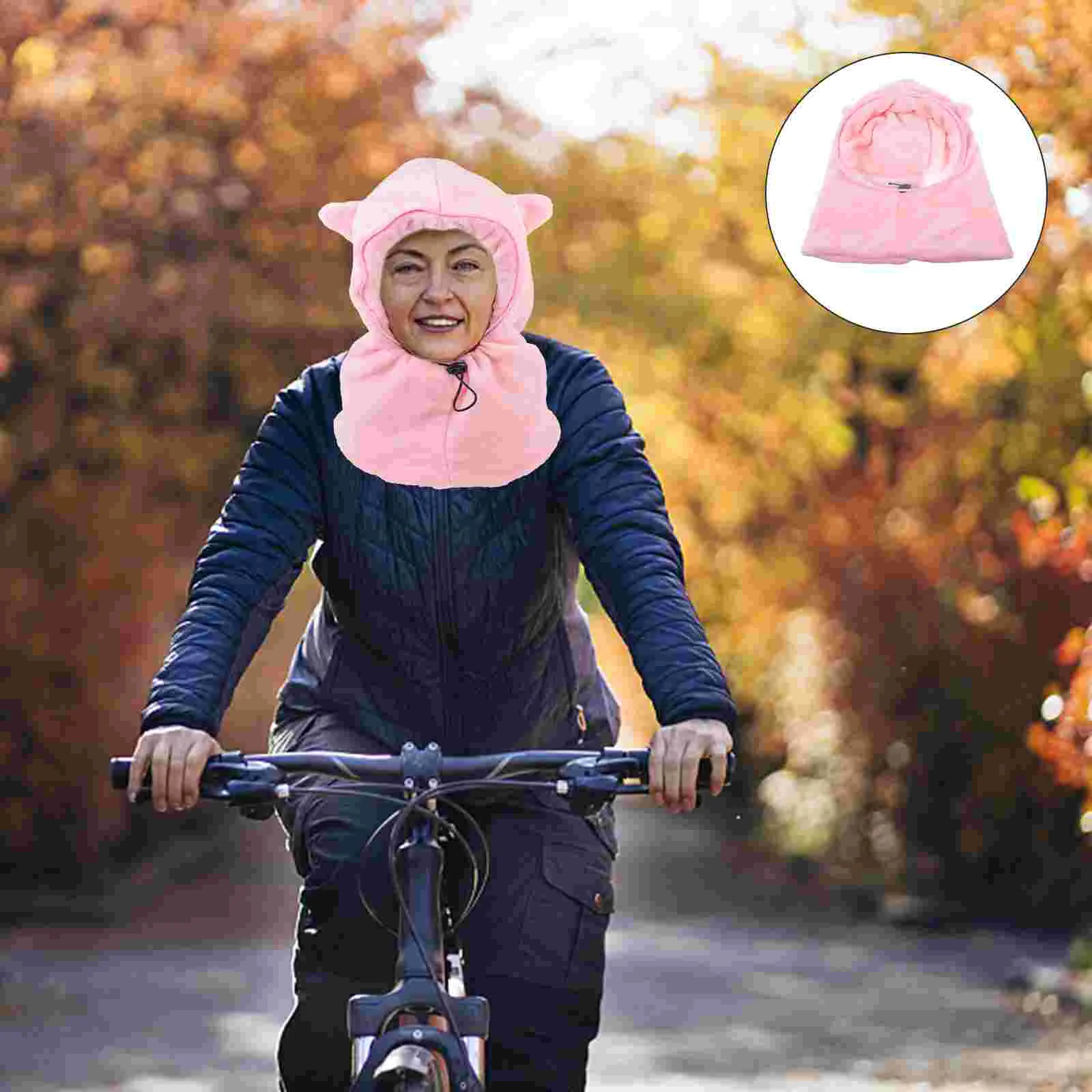 

1Pc Outdoor Practical Thicken Hat Warm Hat Head Cover for Winter Cycling