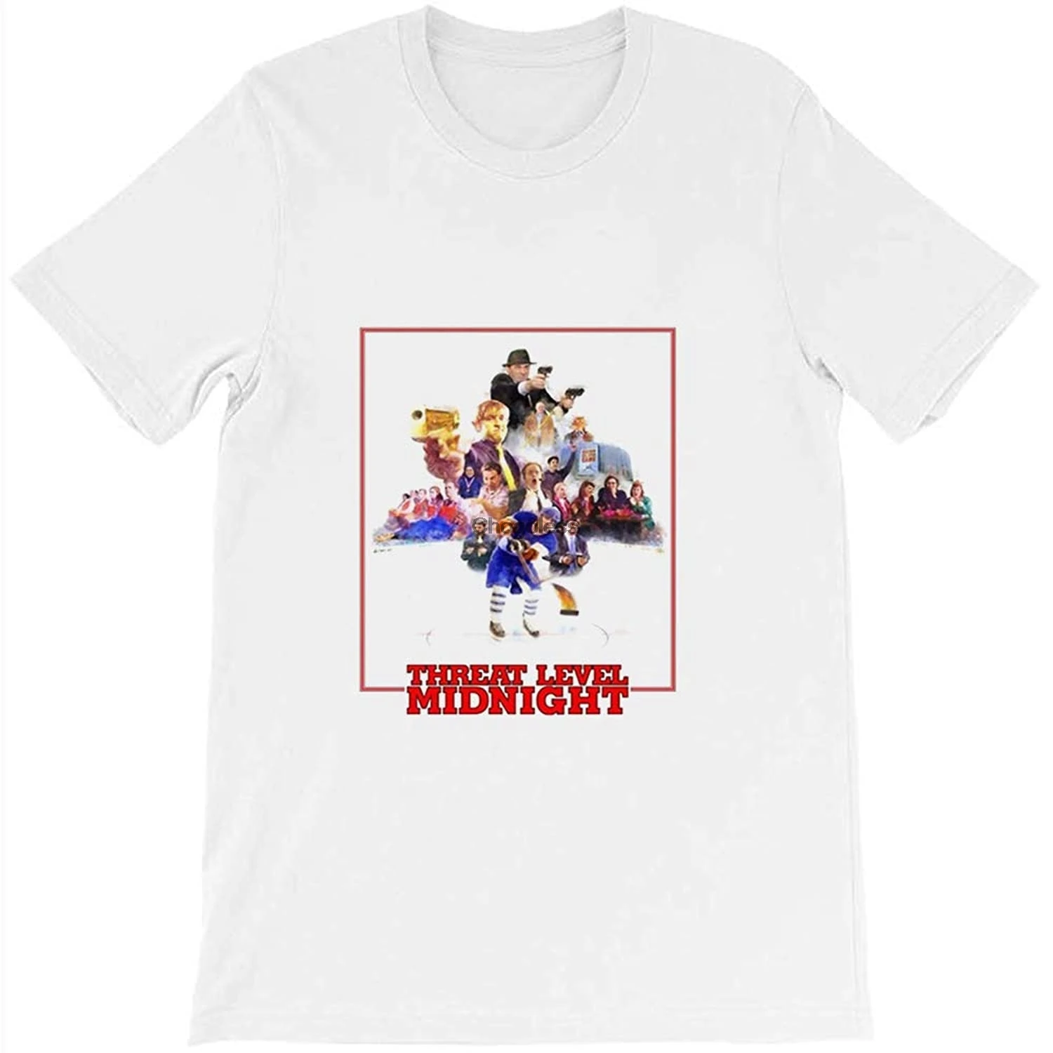 Футболка TLM с изображением силы угроз полуночного офиса унисекс подарок для