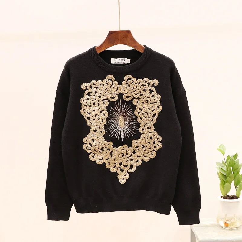 Новинка осени 2020 Женский комплект 2 шт. вязаный свитер с длинным рукавом и