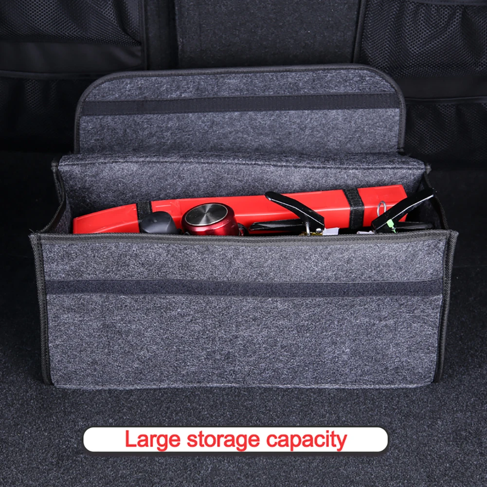 Портативный прочный авто Войлок Ткань Складная сумка для хранения Органайзер