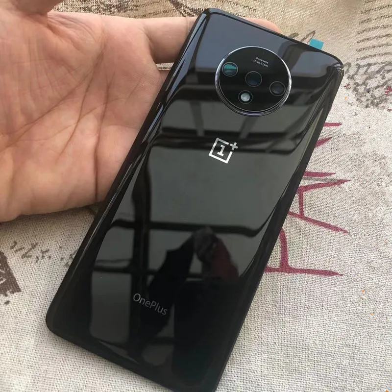 Задний корпус 7T для Oneplus One Plus стеклянная задняя крышка ремонт Замена батарейного