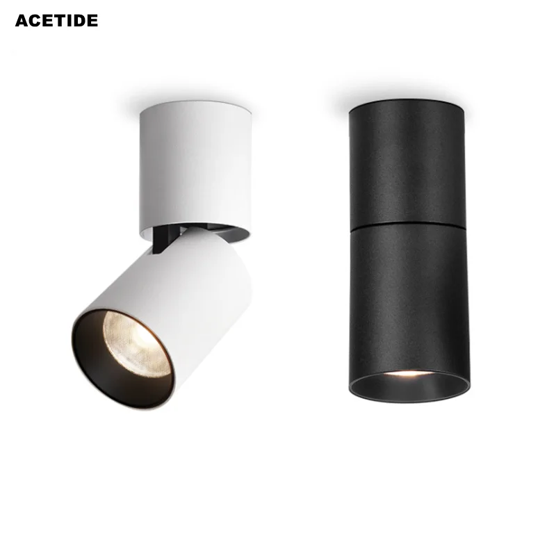 

360 Degree Rotatable 12W/15W/20W Foldable LED Surface Mounted Downlight Housing 3000K/4000K/6000K Ceiling Spot Light