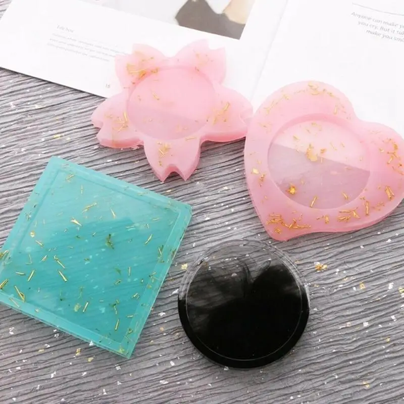 DIY эпоксидная смола гипсокартон цементный лоток глина ювелирная форма горка