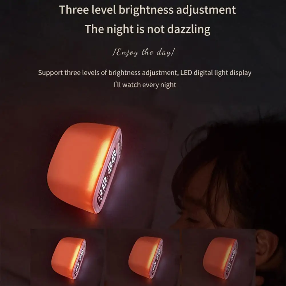 Заряжаемый мини Bluetooth-динамик z15 светодиодный светодиодным будильником