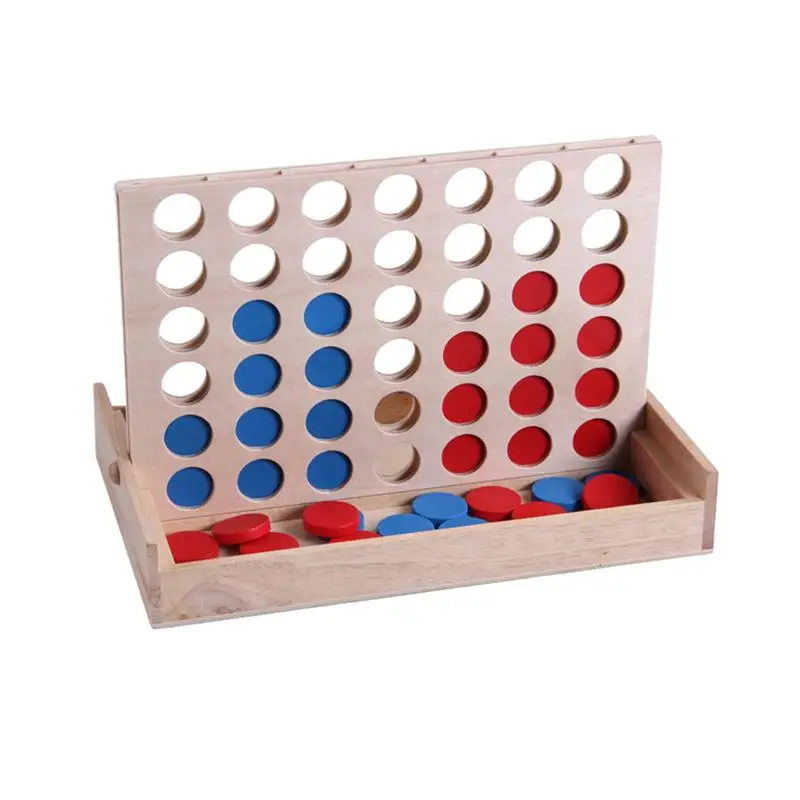 Линейка 4 настольная игра набор игрушек деревянные классические настольные игры