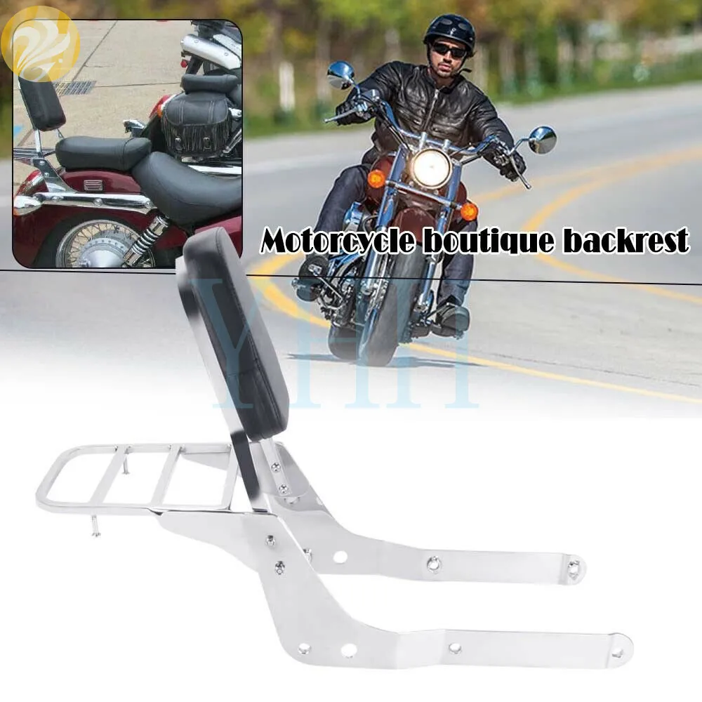 Хит продаж спинка для пассажирского мотоцикла и багажная стойка Honda Shadow Aero VT750 04-12