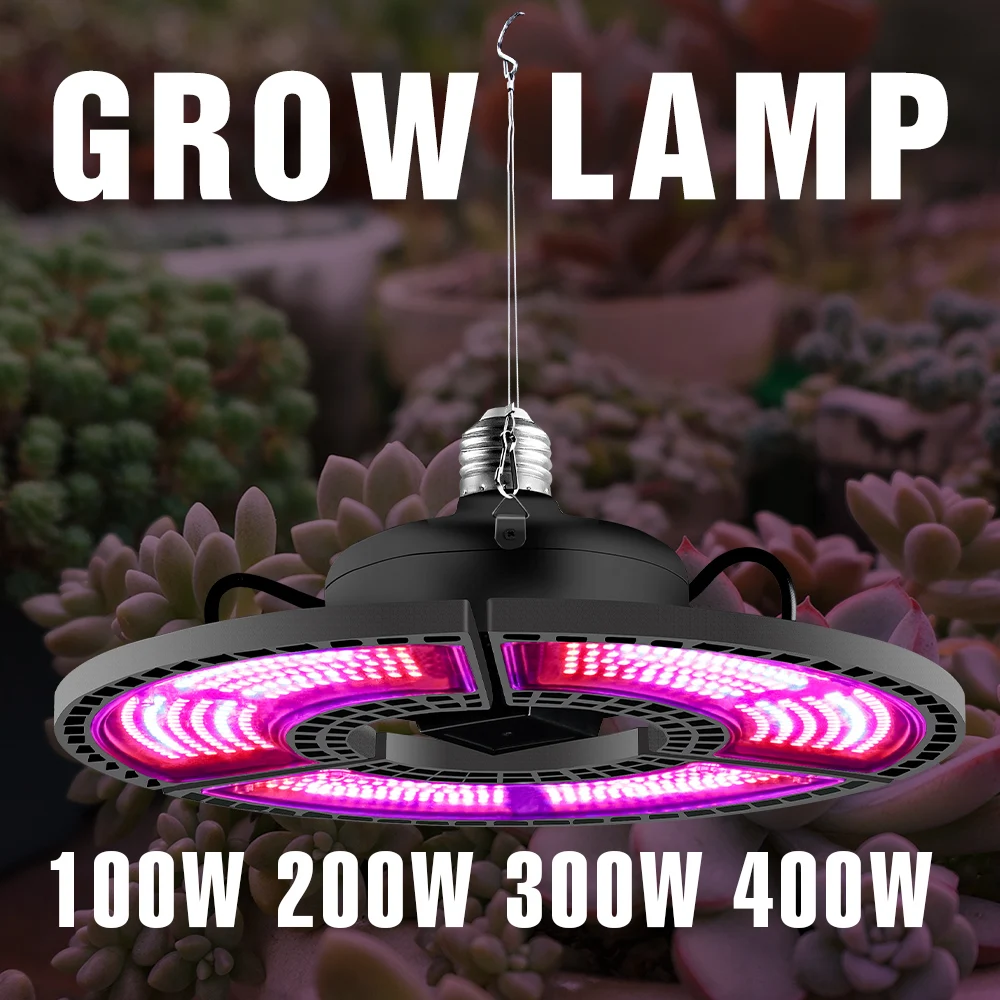 

LED E27 Grow Lights UV Plant Bulb E26 Full Spectrum Phytolamp Greenhouse Hydroponic LED Phyto Growth Tent Light 100W 200W 300W